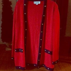 St John Collection by Marie Gray Jacket-Red